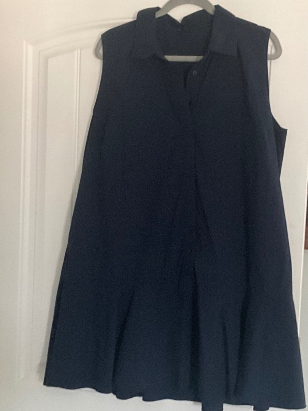Modern Works Xlarge Relaxed Shift with Ruffled Detail on Hem